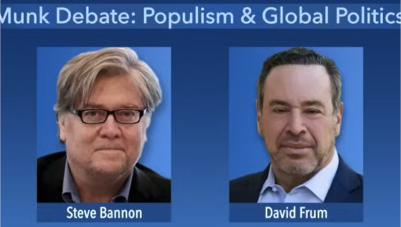 image featuring Steve Bannon & David Frum